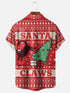Men's Christmas Funny Graphic Short Sleeve Hawaiian Shirt